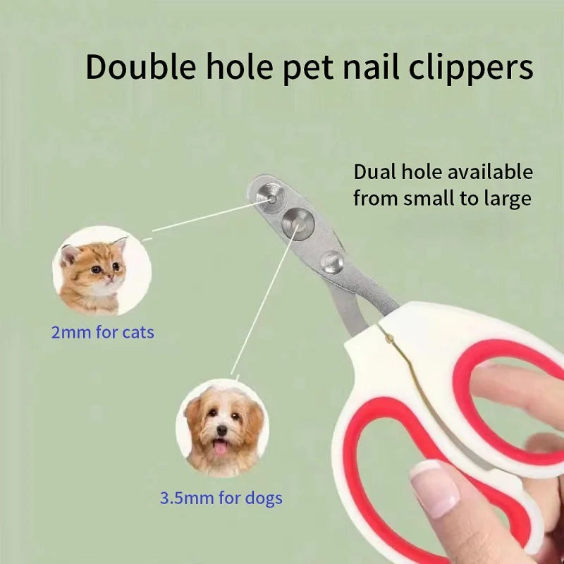 Clip & Care: Stainless Steel Pet Nail Trimmer