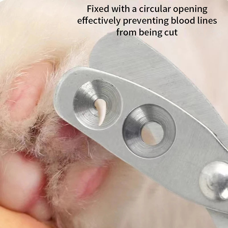 Clip & Care: Stainless Steel Pet Nail Trimmer